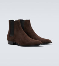 Saint Laurent Wyatt suede Chelsea boots
