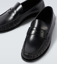 Saint Laurent Laurent leather penny loafers