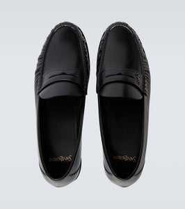 Saint Laurent Laurent leather penny loafers
