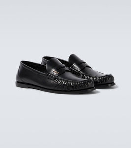 Saint Laurent Laurent leather penny loafers