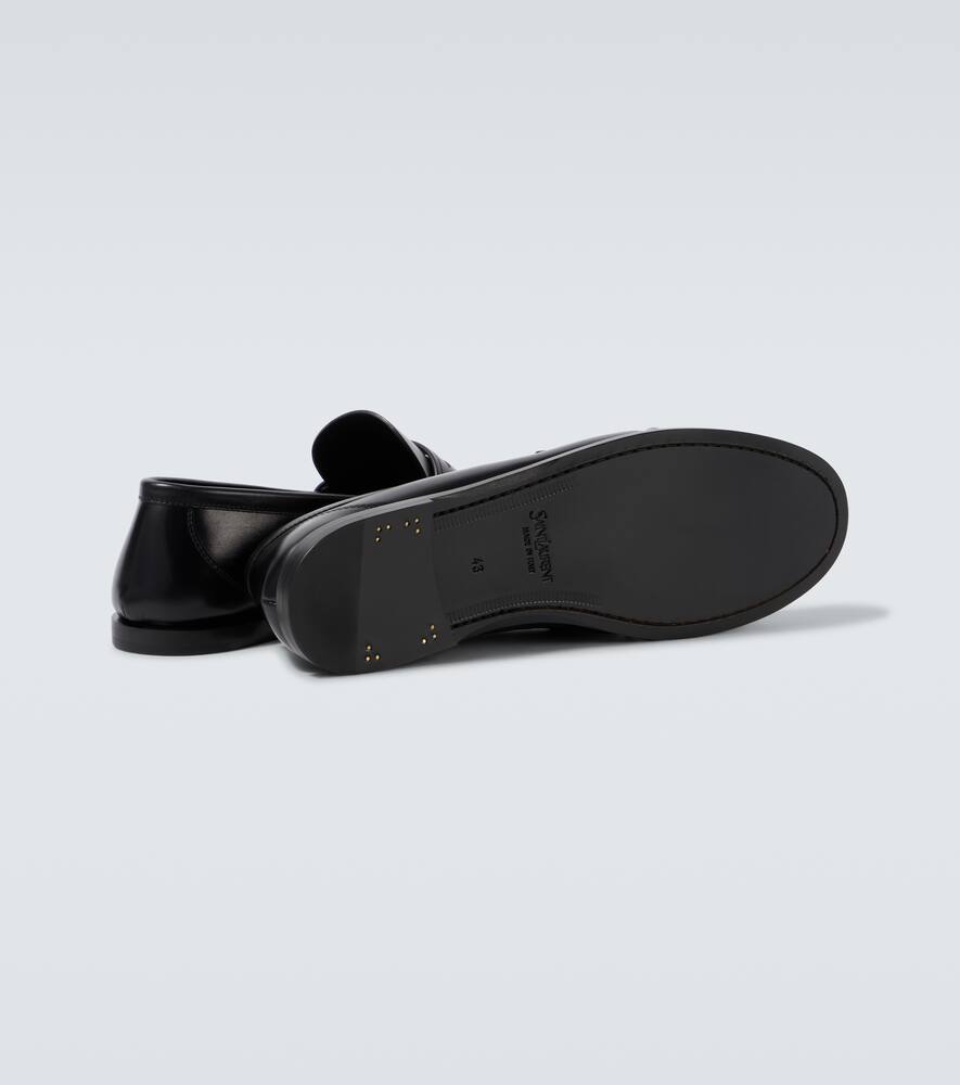 Saint Laurent Laurent leather penny loafers