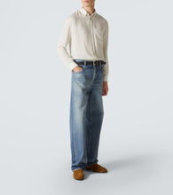 Saint Laurent Le Loafer suede penny loafers