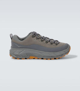 Hoka One One Tor Summit leather-trimmed sneakers
