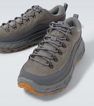 Hoka One One Tor Summit leather-trimmed sneakers