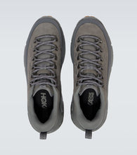 Hoka One One Tor Summit leather-trimmed sneakers