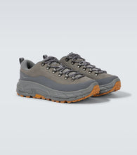 Hoka One One Tor Summit leather-trimmed sneakers