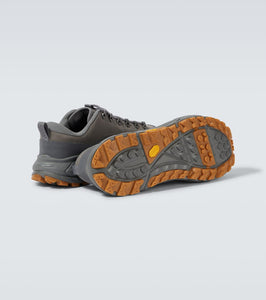 Hoka One One Tor Summit leather-trimmed sneakers