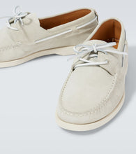 Kiton Leather boat shoes