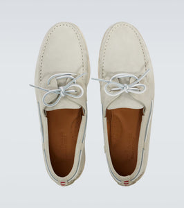 Kiton Leather boat shoes
