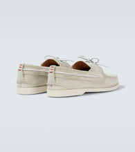 Kiton Leather boat shoes