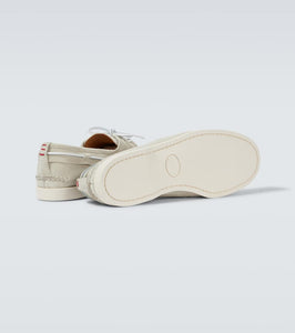 Kiton Leather boat shoes