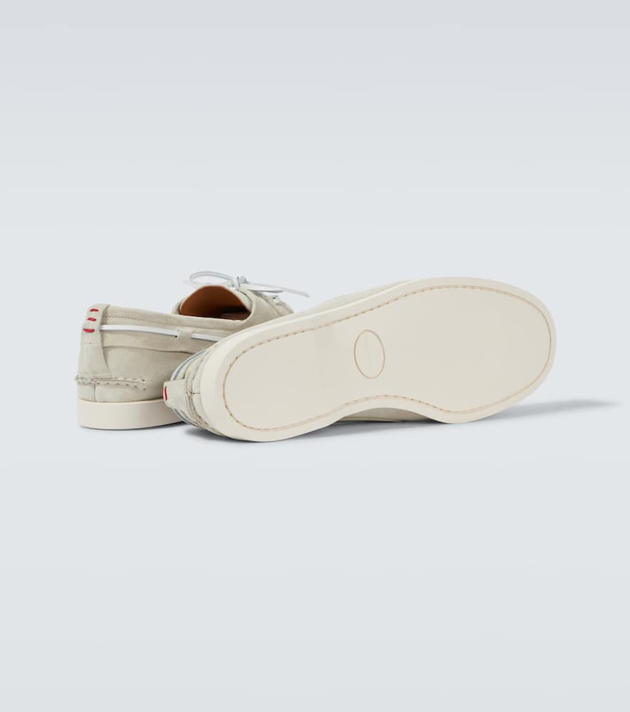Kiton Leather boat shoes