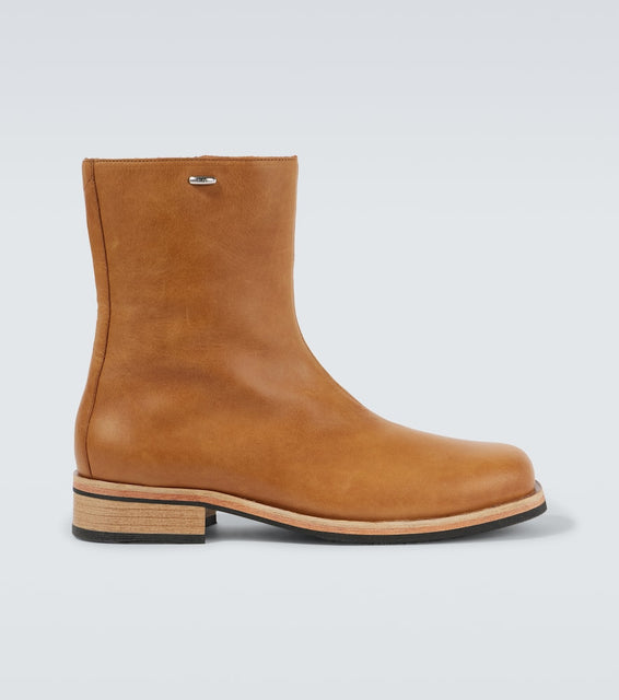 Our Legacy Camion leather ankle boots