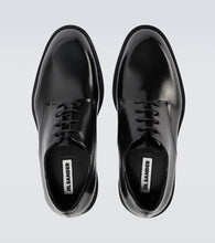 Jil Sander Polished leather Derby shoes