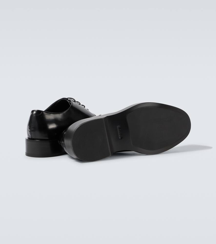 Jil Sander Polished leather Derby shoes