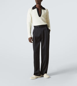 Jil Sander Moon suede-trimmed sneakers