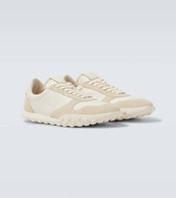 Jil Sander Moon suede-trimmed sneakers