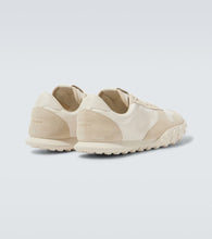 Jil Sander Moon suede-trimmed sneakers