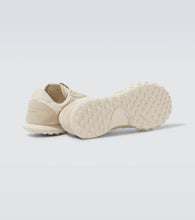 Jil Sander Moon suede-trimmed sneakers