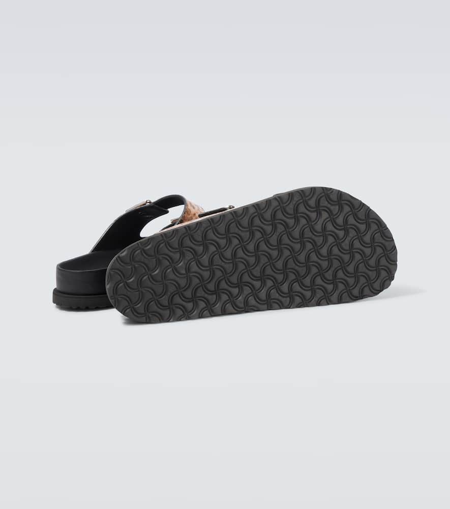 Birkenstock 1774 Arizona snake-effect leather sandals