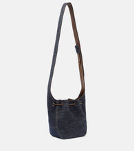 Brunello Cucinelli Foulard Small denim bucket bag