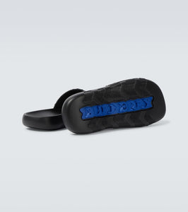 Burberry Burberry Check embossed slides