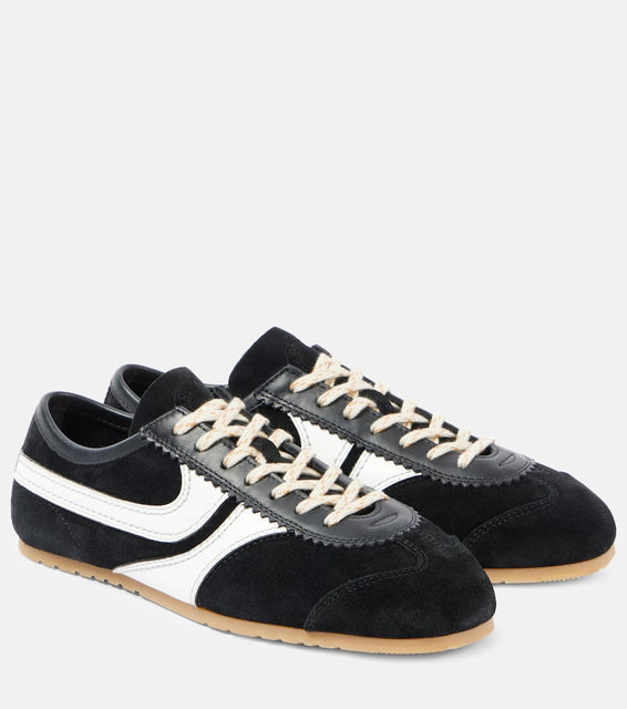 Dries Van Noten Leather and suede sneakers
