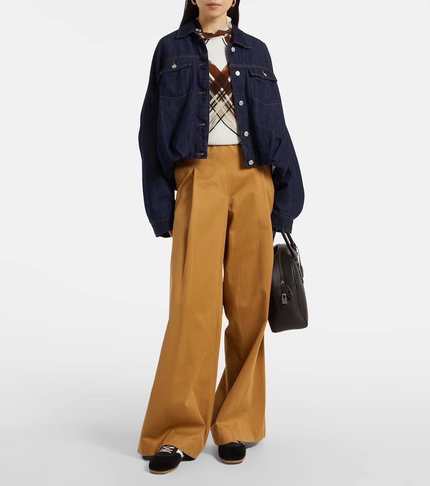 Dries Van Noten Leather and suede sneakers