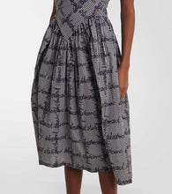 Vivienne Westwood Sunday gingham cotton corset midi dress
