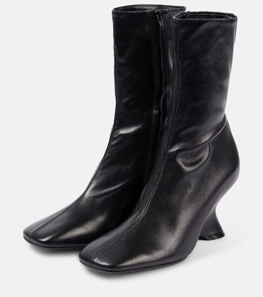 Dries Van Noten Leather ankle boots
