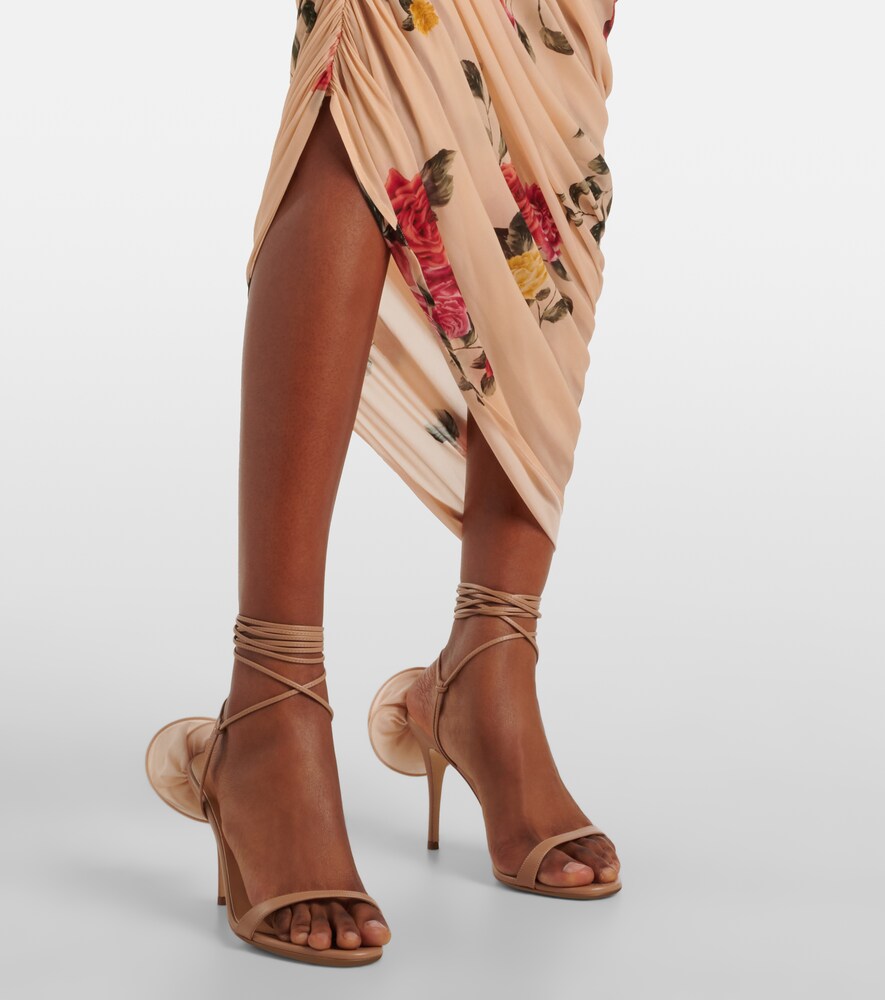 Magda Butrym Floral-applique leather sandals
