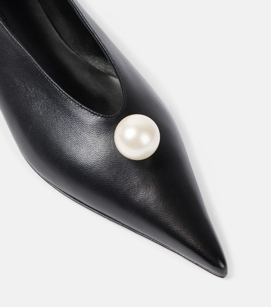 Magda Butrym Embellished leather ballet flats