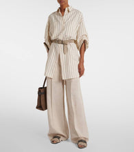 Brunello Cucinelli Fringed suede slippers