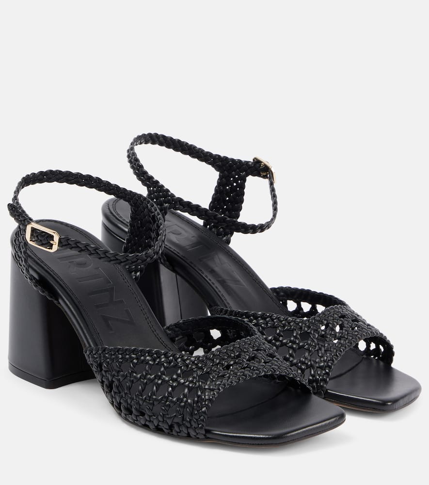 Souliers Martinez Capri woven leather sandals