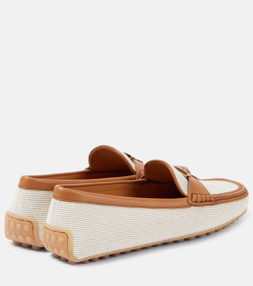 Tod's City Gommino canvas driving shoes