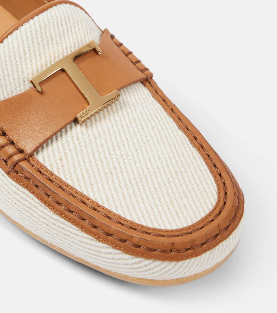 Tod's City Gommino canvas driving shoes