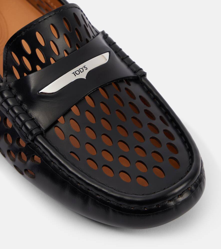 Tod's Gommino cutout leather driving shoes