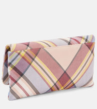 Vivienne Westwood Tartan leather clutch
