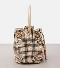 Jimmy Choo Bon Bon Mini crystal-embellished bucket bag