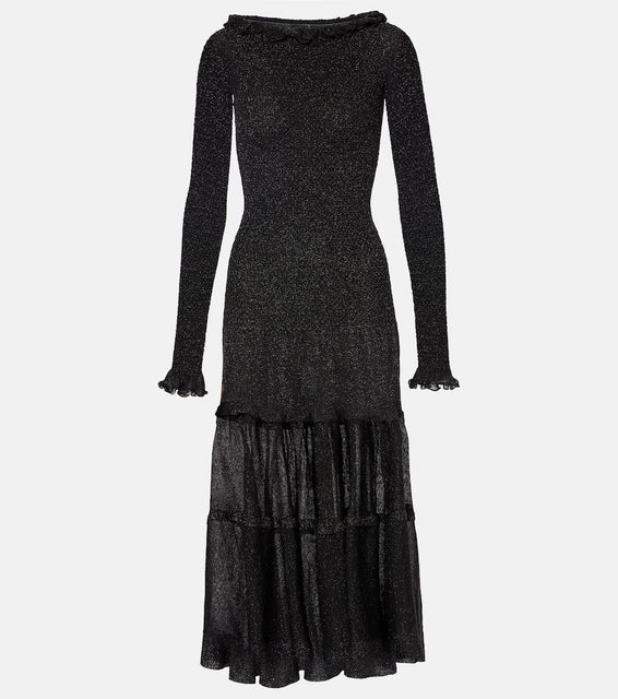 Altuzarra Polly off-shoulder jersey maxi dress