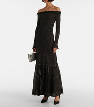 Altuzarra Polly off-shoulder jersey maxi dress