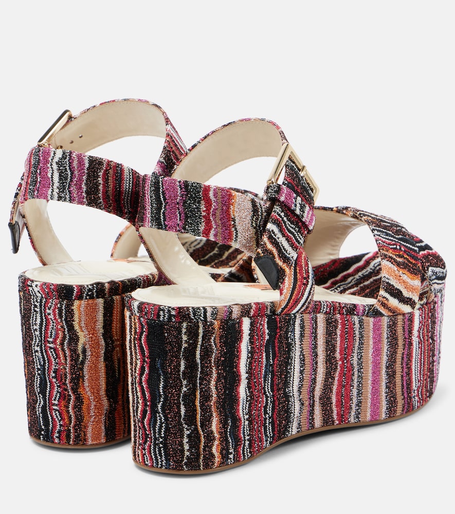 Missoni Julia raschel platform sandals