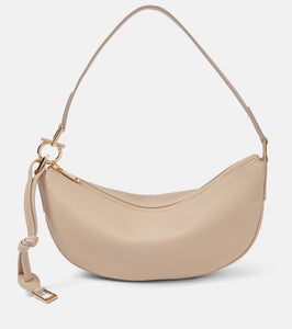 Ferragamo Smile Small leather shoulder bag. Shop Ferragamo Shoulder Bags for women now.