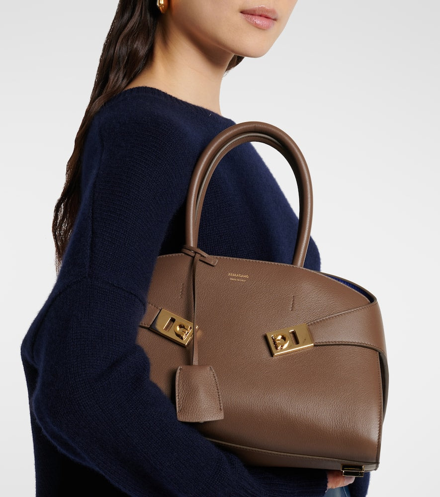 Ferragamo Hug Medium leather tote bag