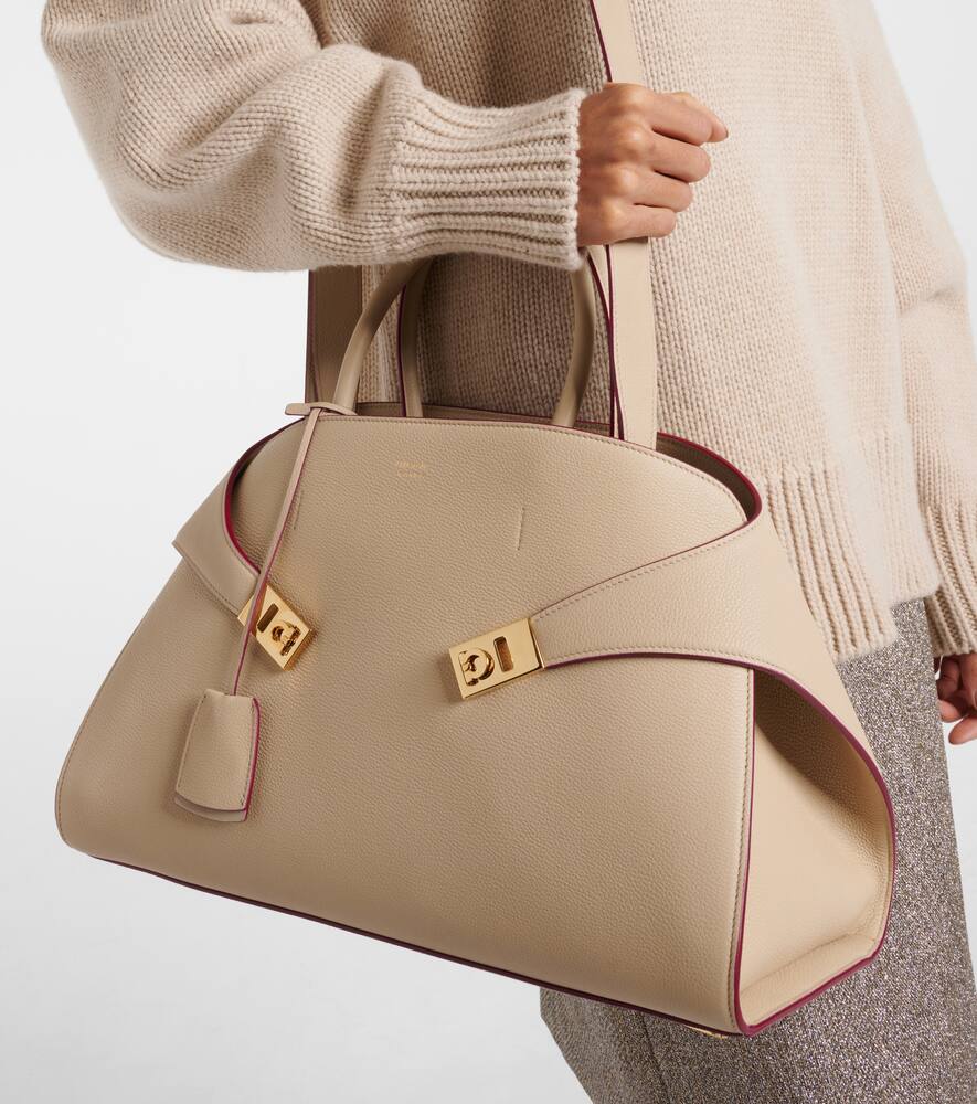 Ferragamo Hug Large leather tote bag