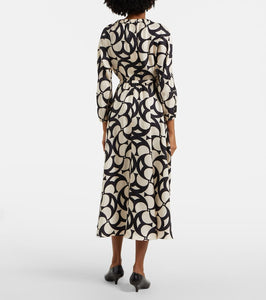 'S Max Mara Nina silk twill maxi dress