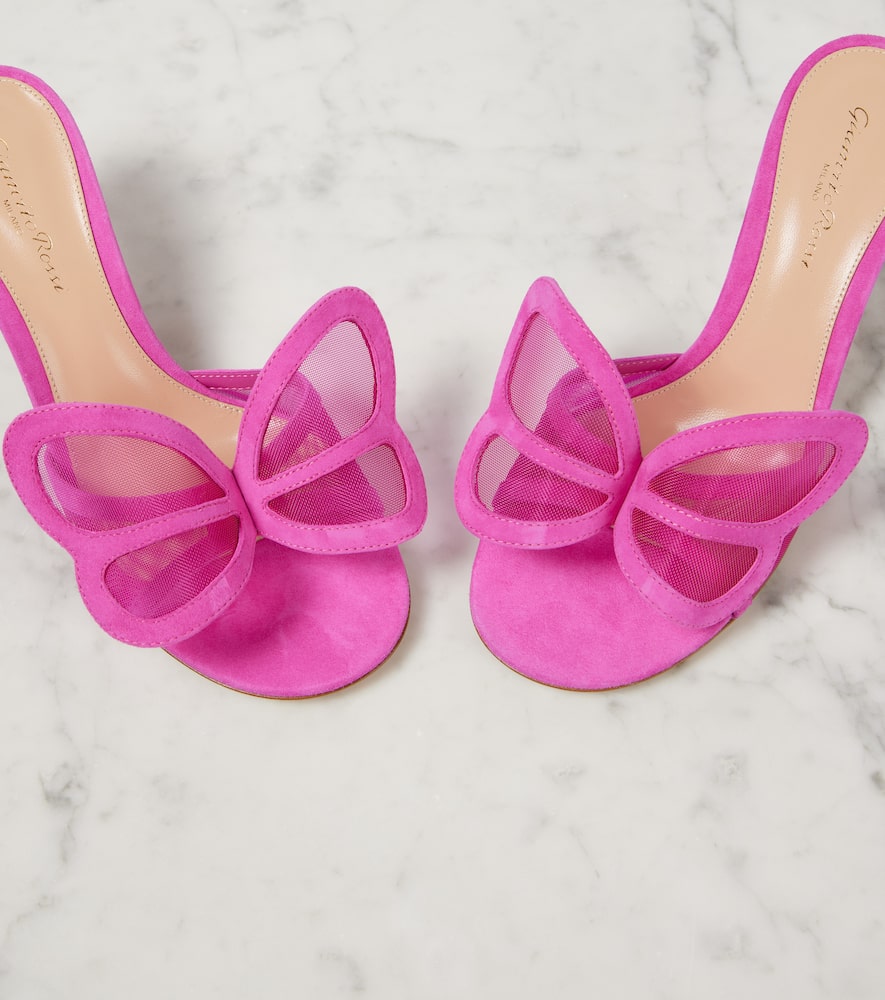 Gianvito Rossi Ilia 70 mesh mules