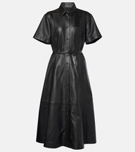 Altuzarra Kiera leather shirt dress