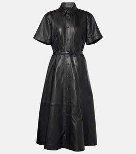 Altuzarra Kiera leather shirt dress