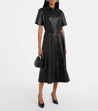 Altuzarra Kiera leather shirt dress